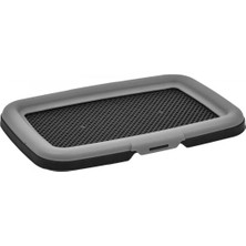 UltraMint Elekli Akıllı Açık Köpek Tuvaleti, Siyah Metalik, Pratik ve Modern Tasarım