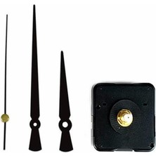 Kumi Saat Mekanizması 1. Sınıf Akar Sessiz Saat Mekanizması Askılı 3d Saatlerle Uyumlu Gold Siyah