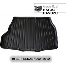Elorcar Renault 19 Serıe Sedan 1992 - 2002 3D Bagaj Havuzu