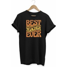 Beta Moda Hub 24 Kasım Öğretmenler Baskılı T-Shirt - Siyah