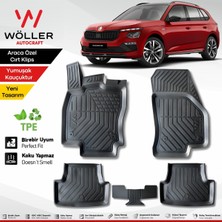 Normadia Skoda Kamiq 2020-2026 Için 3D Havuzlu Paspas Seti