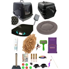 UltraMint 25 Parça Kedi Bakım ve Eğlence Seti, Sevgi Dolu Kediler Için