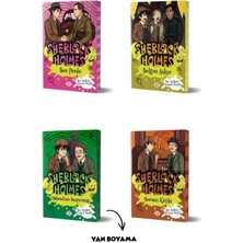 Dokuz Çocuk Sherlock Holmes 4 Kitaplık Koleksiyon Seti - Yan Boyamalı