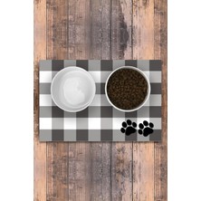 UltraMint Kaymaz Tabanlı Keçe Baskılı Evcil Hayvan Paspası 45X100