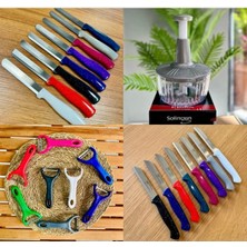 Solingen Renkli Mutfak Seti - 1 Adet Rondo + 6 Ll Meyve Bıçağı