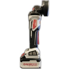 Specco Kömürsüz Akülü Avuç Taşlama 20V 4.0AH SP20V-4042B