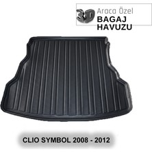 Elorcar Renault Clıo Symbol  2008 - 2012 3D Bagaj Havuzu