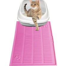UltraMint Yıkanabilir Su Geçirmez Kedi Tuvalet Paspası 60X40 Cm, Büyük Boy