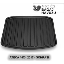 Elorcar Seat Ateca / 4x4 2017 - Sonrası 3D Bagaj Havuzu