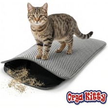 UltraMint Elekli Kedi Tuvalet Önü Paspası, Temiz ve Pratik Kullanım Sağlar