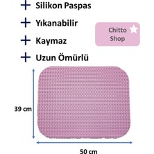 UltraMint Renkli Silikon Kedi Tuvalet Paspası, Kaymaz ve Kolay Temizlenebilir