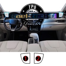 Ael-Tech Togg T10F/T10X Sağ ve Sol Piano Black Tpu Koruyucu 2 Li Set 2023-2026