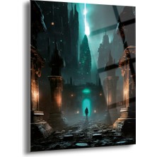 Peony Concept Tek Başına Cam Tablo - MOD037