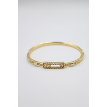 Beta Moda Hub Taşlı Vip Bilezik - Altın