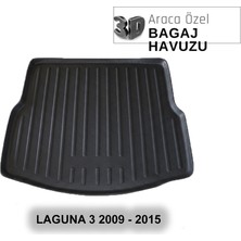 Elorcar Renault Laguna 3 2009 - 2015 3D Bagaj Havuzu