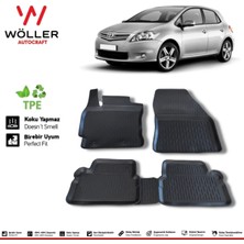 Normadia 3D Havuzlu Paspas 2007-2013 Auris Için, Koruyucu ve Şık Tasarım