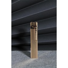 Altın Renk Kapaklı Özel Tasarım Gazlı Çakmak, Şık ve Kullanışlı