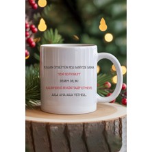 giftkonsept Kalbimdeki Sevgin Sevgililer Günü Hediyesi Baskılı Kupa Bardak