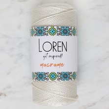 MiraLive Loren Macrame Krem El Örgü Ipi - Rm 010 - 34325