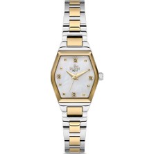 Platin Pierre HDS-PL-1243LA-D1 Sedef Kadran Kadın Kol Saati