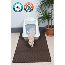 UltraMint Yumuşak ve Dayanıklı 60X110 cm Kedi Tuvalet Önlüğü Paspası