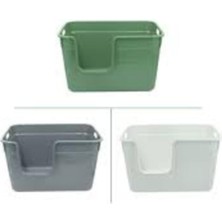 UltraMint Yarı Kapalı Kedi Tuvaleti, Büyük Boy, Pratik ve Şık Tasarım