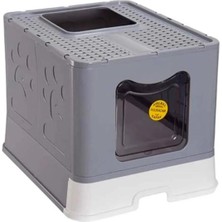 UltraMint Geniş Çekmeceli Katlanabilir Kedi Tuvaleti, Pratik ve Şık Tasarım