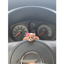 Normadia Sevimli Kurdeleli Ayı Dikiz Aynası Süsü, Araba Dekorasyonu