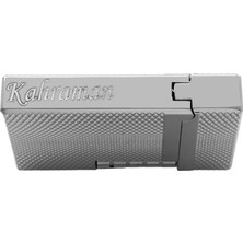 Isme Özel Gümüş Renk Zenit Mekanizmalı Taşlı Çakmak