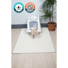 UltraMint Yumuşak ve Konforlu 100X110 cm Kedi Tuvalet Önü Paspası