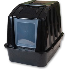 UltraMint Büyük Boy Kapalı Kedi Tuvaleti, Filtreli ve Kürek Hediyeli, 59X41,5X47,5 cm