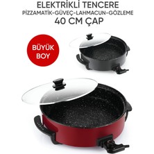Vesus Elektrikli Tencere, Pizzamatik, Güveç, Gözleme 40 cm Çap Büyük Boy