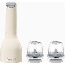 Finamill Pilli Baharat Öğütücü, Çift Hazneli