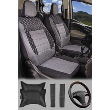 Normadia Gofrajlı Füme Oto Koltuk Kılıfı Seti Chevrolet Aveo, Kalos, Lacetti, Cruze