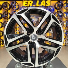 Bk Jant 4 Adet BK-5516 7.5*17 4*108 ET28 65.1 Black Mack Jant (Takım)