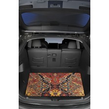 Normadia Kilim Desenli Universal Araba Bagaj Halısı, Kaymaz Taban ve Makinede Yıkanabilir