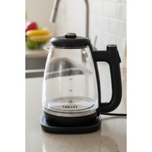 Sokany 1800W Cam Elektrikli Kettle 1.8l SK-09034