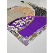 Levidor Tivil Ipek Eşarp Mor 0504-1