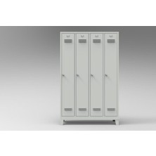 Işın Çelik Boydan Dörtlü Soyunma Dolabı Iç.10.01.08