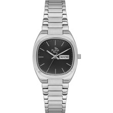 Platin Pierre HDS-PL-1035LA-A2 Takvimli Kare Kadın Kol Saati