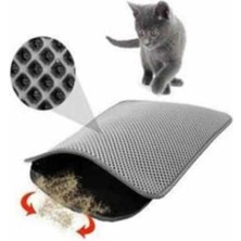 UltraMint Elekli Kedi Tuvaleti Paspası, Gri, 50X60 Cm, Hijyenik ve Pratik Kullanım