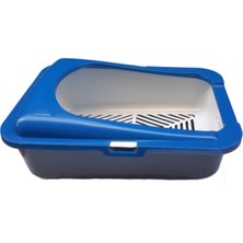 UltraMint Hafif ve Şık Açık Elekli Kedi Tuvalet Kabı, Hijyenik Kullanım Kolaylığı