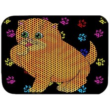 UltraMint Elekli Desenli Kedi Tuvalet Önü Paspası 60X45 Cm, Şık ve Kullanışlı
