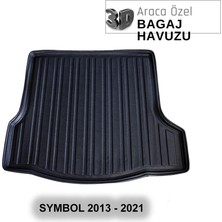 Elorcar Renault Symbol  2013 - 2021 3D Bagaj Havuzu