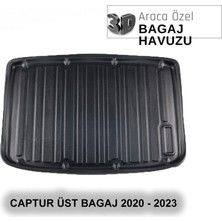 Elorcar Renault Captur Üst Bagaj 2020 - Sonrası 3D Bagaj Havuzu
