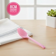 Ta-Fu Global 25 Adet Mika Renkli Plastik Kaşık