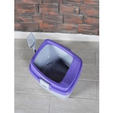 UltraMint Pratik ve Hijyenik Açık Kedi Tuvaleti, Konforlu Kullanım Sağlar