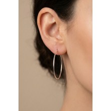 Osha Aksesuar Kadın Çelik Halka Küpe