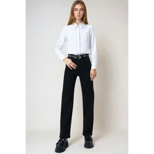 Lior Design Siyah 5 Cepli Bol Paça Palazzo Jean BCHNW-251199