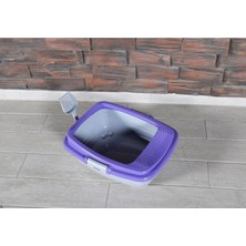 UltraMint Mor Kedi Tuvaleti ve Kürek Seti, Hediye Seçeneği ile Şık ve Fonksiyonel